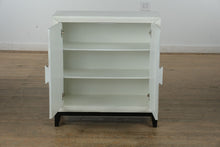 Load image into Gallery viewer, Modern White & Silver Console Cabinet by Coast to Coast