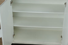 Load image into Gallery viewer, Modern White & Silver Console Cabinet by Coast to Coast