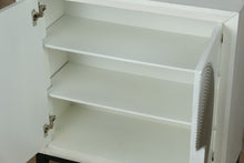 Load image into Gallery viewer, Modern White & Silver Console Cabinet by Coast to Coast
