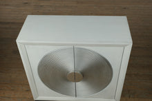 Load image into Gallery viewer, Modern White & Silver Console Cabinet by Coast to Coast