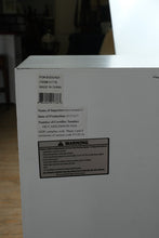 Load image into Gallery viewer, Modern White & Silver Console Cabinet by Coast to Coast