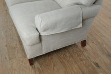 Load image into Gallery viewer, Modern Alice Woven Fabric Sofa with Track Arms and Wood Legs