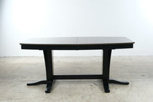 Load image into Gallery viewer, John Thomas Furniture Milano Double Pedestal Extension Dining Table in Coal and Black