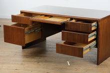 Load image into Gallery viewer, Modern Mode Executive Desk – Solid Wood, Mid-Century Design – 60"