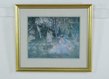 Load image into Gallery viewer, Claude Monet Mother and Child in the Garden Framed Art Print 27x24