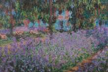 Load image into Gallery viewer, Claude Monet The Artists Garden Framed Art Print Large Impressionist 43x32