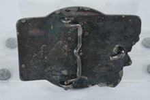 Load image into Gallery viewer, Montana Centennial 1889–1989 Belt Buckle – Sterling Silver Plate by Montana Silversmiths, Limited Edition