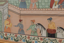 Load image into Gallery viewer, Mughal Empire Court Scene - Silk