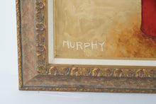 Load image into Gallery viewer, Murphy Signed Floral Still Life Mediterranean Coastal Wall Art Ornate Gold Frame