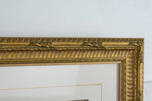 Load image into Gallery viewer, The Museum by Trisha Romance – 1987 Framed Print – 26.5" x 22" Vintage Winter Scene Art
