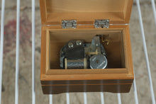 Load image into Gallery viewer, Vintage Hummel Stormy Weather Wooden Music Box Wind Up Trinket Jewelry Box