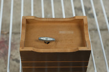 Load image into Gallery viewer, Vintage Hummel Stormy Weather Wooden Music Box Wind Up Trinket Jewelry Box