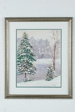 Load image into Gallery viewer, Snowy Lake by N. Findley - 20 x 24