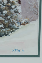 Load image into Gallery viewer, Snowy Lake by N. Findley - 20 x 24