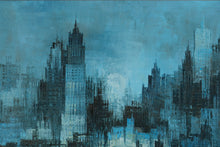 Load image into Gallery viewer, Impressionist New York City Skyline by W. Bonsall – Original Oil on Canvas