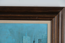 Load image into Gallery viewer, Impressionist New York City Skyline by W. Bonsall – Original Oil on Canvas