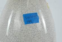 Load image into Gallery viewer, Vintage Crackle Glaze Ceramic Vase White Ivory Pottery Vase Number 585