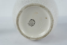 Load image into Gallery viewer, Vintage Crackle Glaze Ceramic Vase White Ivory Pottery Vase Number 585