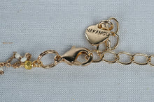 Load image into Gallery viewer, Nakamol Gold Tone Layered Necklace Green Stone Teardrop Pendant Beaded