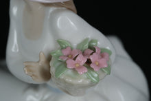 Load image into Gallery viewer, Nao by Lladro The Nightingales Song 1345 Porcelain Girl Bird Figurine Spain