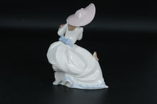 Load image into Gallery viewer, Nao by Lladro The Nightingales Song 1345 Porcelain Girl Bird Figurine Spain
