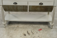 Load image into Gallery viewer, NapaStyle Possum Belly Kitchen Island with Zinc Bins and Dark Wood Top