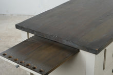 Load image into Gallery viewer, NapaStyle Possum Belly Kitchen Island with Zinc Bins and Dark Wood Top