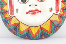 Load image into Gallery viewer, Nepalese Paper Mache Wall Hanging Mask - White Face