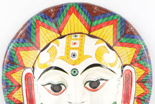 Load image into Gallery viewer, Nepalese Paper Mache Wall Hanging Mask - White Face