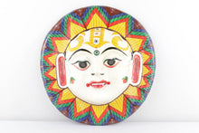 Load image into Gallery viewer, Nepalese Paper Mache Wall Hanging Mask - White Face