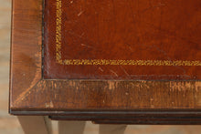 Load image into Gallery viewer, “The Wexford Trio” – Vintage Leather-Top Nesting Tables with Gold Tooling