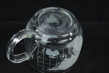 Load image into Gallery viewer, Nestle World Globe Glass Mugs Set of 7 Clear Coffee Cups 3 Inch