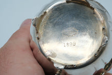Load image into Gallery viewer, Antique Dutch Silverplate Creamer and Sugar Bowl Set Nieuw Amsterdam 1899