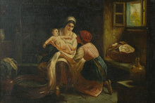 Load image into Gallery viewer, The New Born - Framed Oil on Wood - Artist Signed