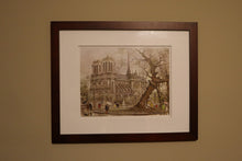 Load image into Gallery viewer, Framed Notre-Dame de Paris Wall Art Print – Classic European Cityscape Décor (Modern Reproduction)
