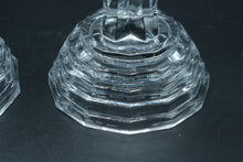 Load image into Gallery viewer, Princess House Holiday Treasures Nutcracker Candlesticks, Pair, 24% Lead Crystal, 8"