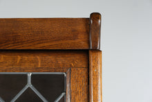 Load image into Gallery viewer, are 5 Stack Oak Barrister Bookcase with Leaded Glass Door and Globe Wernicke Style -#2- ONLINE ONLY (Copy)