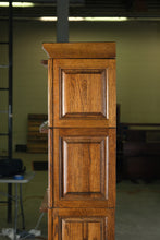 Load image into Gallery viewer, are 5 Stack Oak Barrister Bookcase with Leaded Glass Door and Globe Wernicke Style -#2- ONLINE ONLY (Copy)