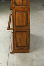 Load image into Gallery viewer, are 5 Stack Oak Barrister Bookcase with Leaded Glass Door and Globe Wernicke Style -#2- ONLINE ONLY (Copy)