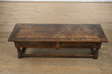Load image into Gallery viewer, Oak Coffee Table with Drawers - Globe