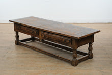 Load image into Gallery viewer, Oak Coffee Table with Drawers - Globe
