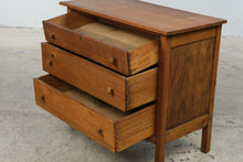 Load image into Gallery viewer, Antique Mission Arts and Crafts Oak Three Drawer Chest