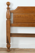 Load image into Gallery viewer, Solid Oak Full Size Panel Headboard