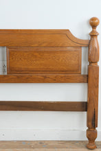 Load image into Gallery viewer, Solid Oak Full Size Panel Headboard