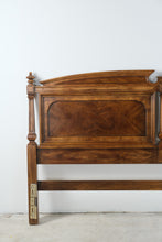 Load image into Gallery viewer, Traditional King Size Walnut Headboard with Bookmatched Panels