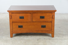 Load image into Gallery viewer, Mission Style Oak Three Drawer Chest