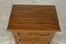Load image into Gallery viewer, United Furniture Solid Oak Three-Drawer Nightstand