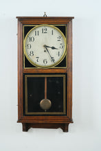 Load image into Gallery viewer, Oak Pelican Regulator Wall Clock - Waterbury