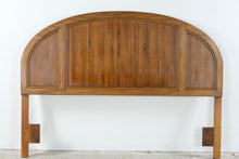 Load image into Gallery viewer, Lea Furniture Queen Size Oak Arch Panel Headboard with Metal Bed Frame