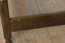 Load image into Gallery viewer, Carved Oak Barley Twist King Size Canopy Bed Attributed to Baker Milling Road